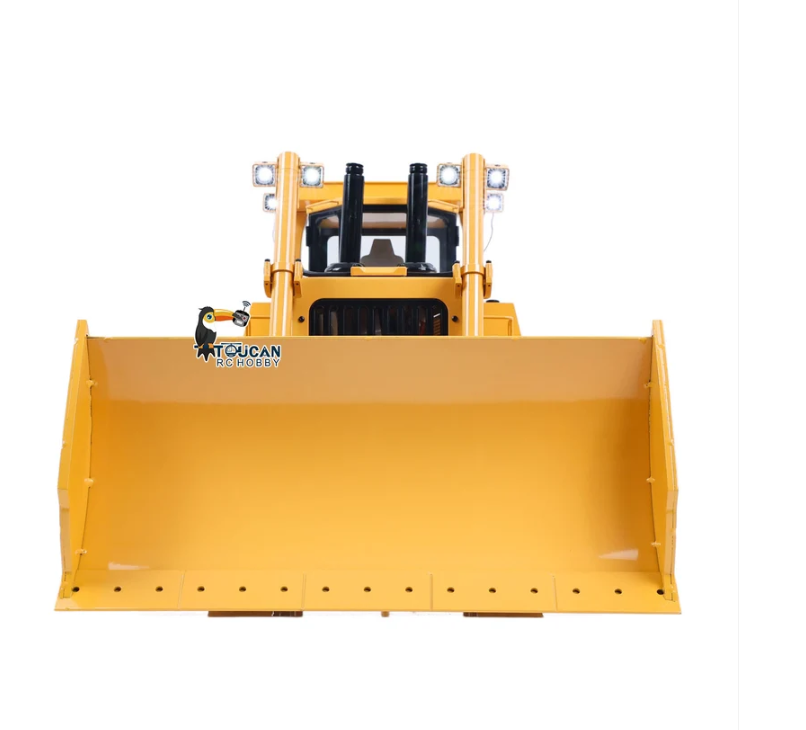 Front view of the RC loader bucket