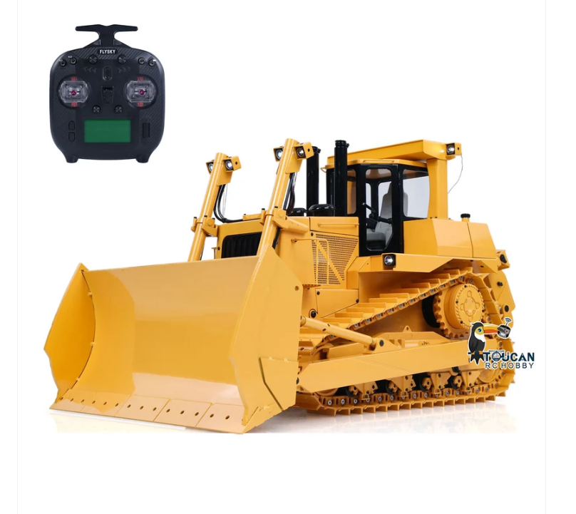 1/14 scale RC bulldozer with working blade and ripper